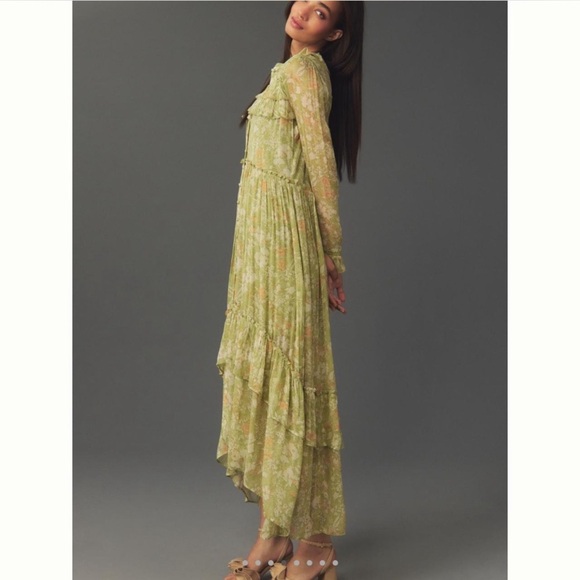 Anthropologie button down Floral Maxi NWOT - Picture 3 of 6